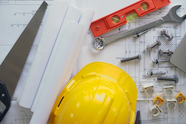 Contractor's desk and engineering team.