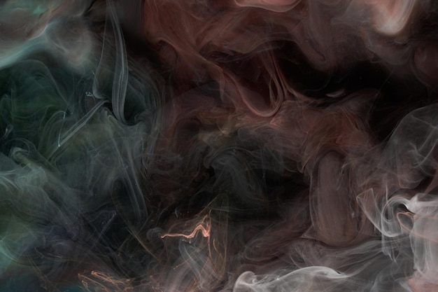 Contrasting multicolored ink abstract background Acrylic paint backdrop for perfume hookah cosmetics Mysterious smoke clouds colorful fog