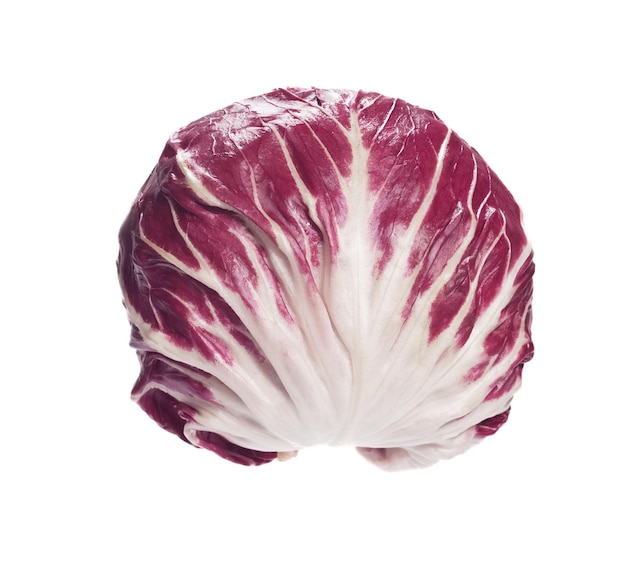 Contrastrijke Radicchio-salade op ware grootte Foto met hoge resolutie