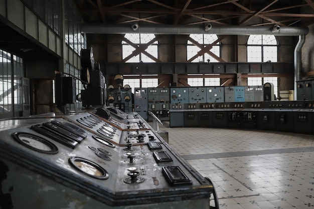 Control Panel of an old Power Plant