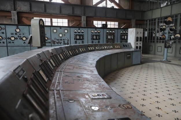 Control Panel of an old Power Plant