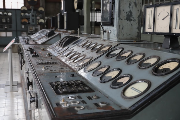 Control Panel of an old Power Plant