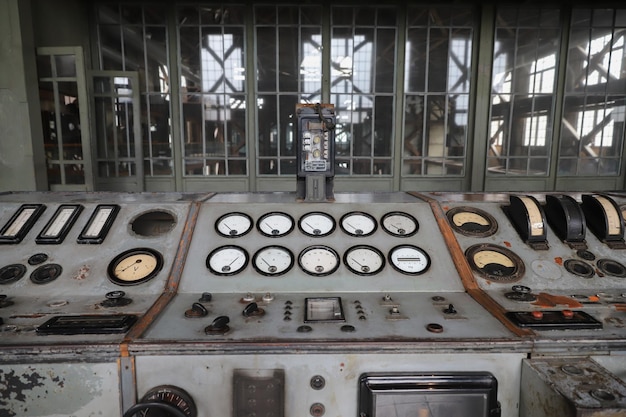 Control Panel of an old Power Plant