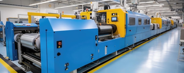 Conveyor belt in a factory