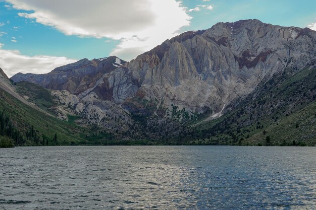 Convict Lake in the Eastern Sierra Nevada mountains California Mono County California USA