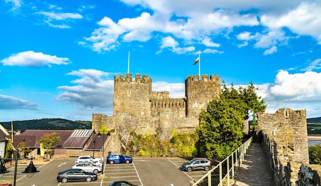 Conwy castle unesco world heritage in wales united kingdom