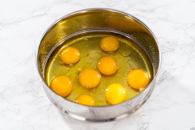 Cook nopeel hardboiled eggs in a pressure cooker