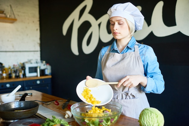 Cook at work