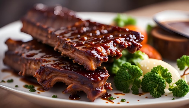 Cooked ribs