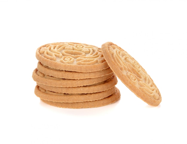 Cookies isolated on white background