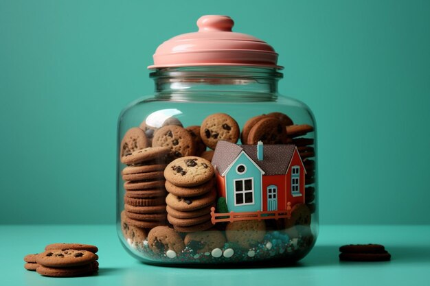 Photo cookies jar home