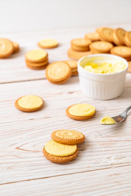 Photo cookies with butter cream