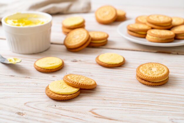 Photo cookies with butter cream