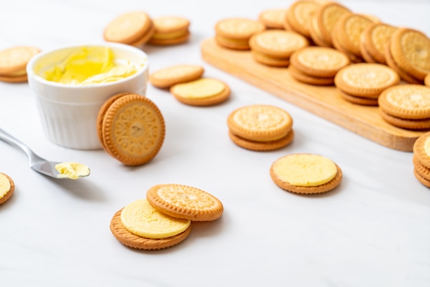 Photo cookies with butter cream