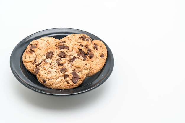 Photo cookies with dark chocolate chips