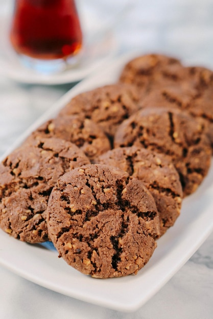 cookies with dark chocolate chips