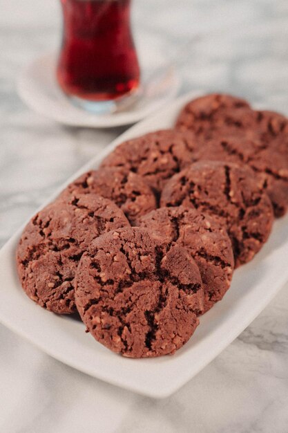 cookies with dark chocolate chips