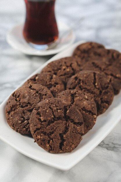 cookies with dark chocolate chips