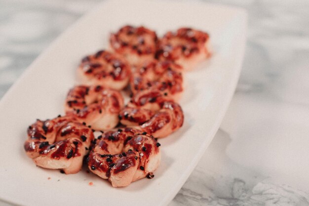 Photo cookies with dark chocolate chips