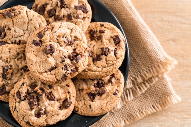 cookies with dark chocolate 