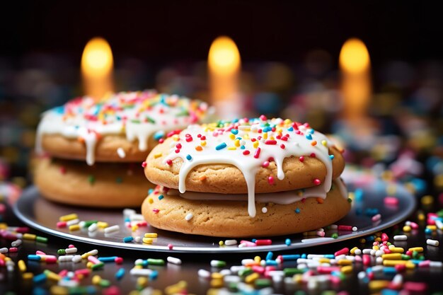 Cookies with Sprinkles for a Birthday Celebration