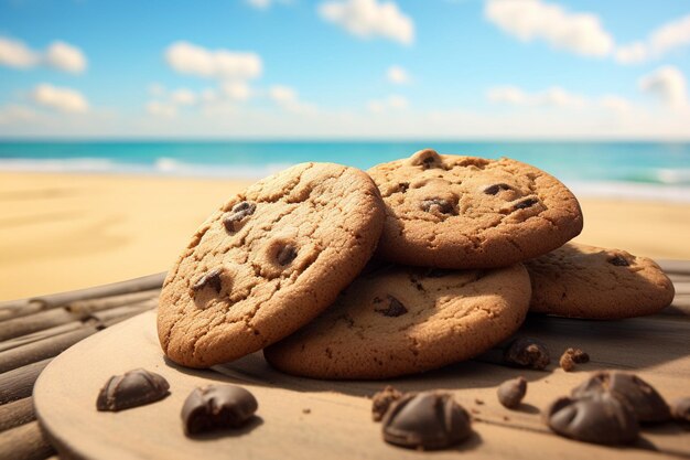 Foto biscotti con un tocco di sale marino