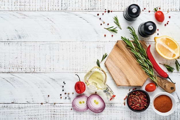 Cooking Background with spices