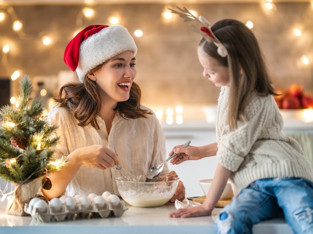 Cooking Christmas cookies