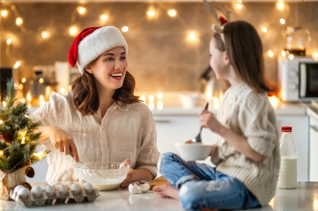 Cooking Christmas cookies