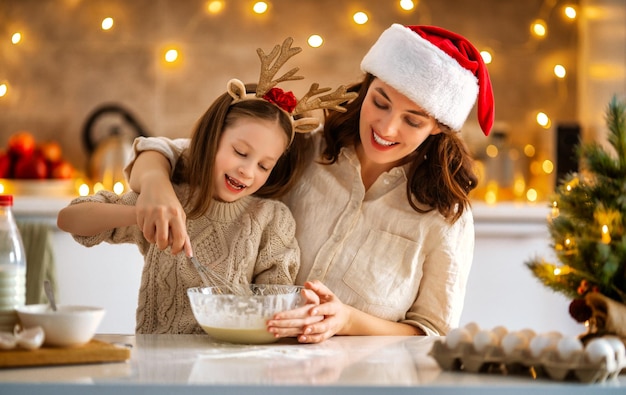 Cooking Christmas cookies