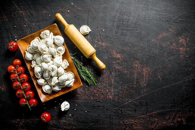 Cooking dumplings with beef