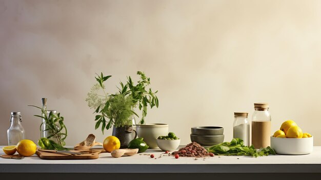 Cooking kitchen food background
