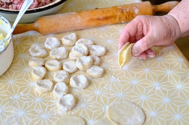 Cooking and modeling dumplings at home