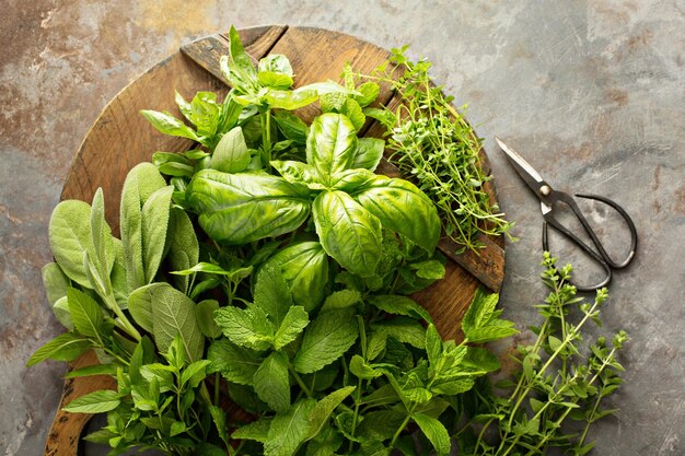 Cooking with fresh herbs