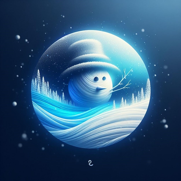 Cool branding aesthetics discover the magic of a captivating snowman logo