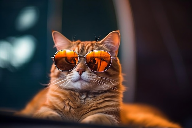 Cool Cat Photoshoot Ready Generative AI