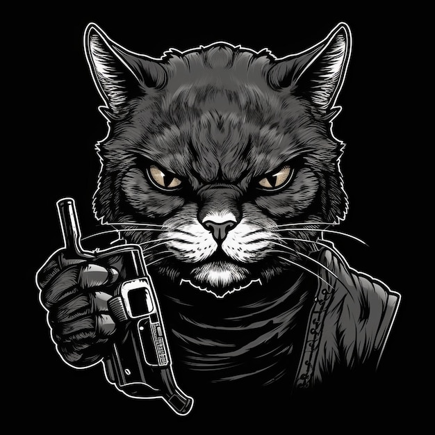 Cool Cat T-shirtontwerp