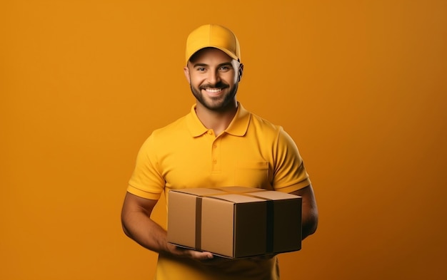 Cool delivery boy Generative AI