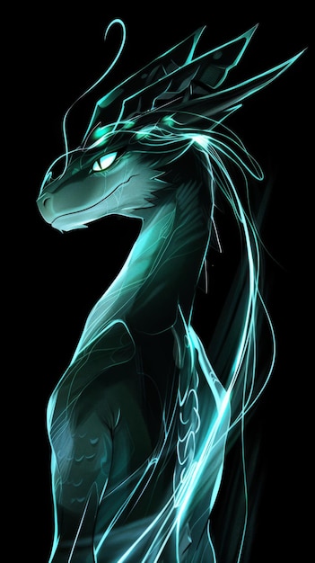A cool dragon picture for background or wallpaper