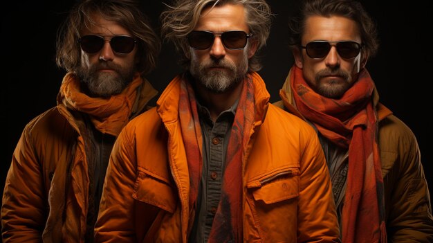 Foto un uomo caucasico cool e alla moda.