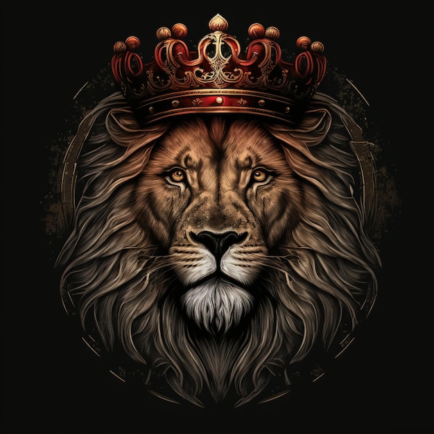 My BEAUTIFUL King Lion tattoo, Lion tattoo with crown, Lion tattoo design