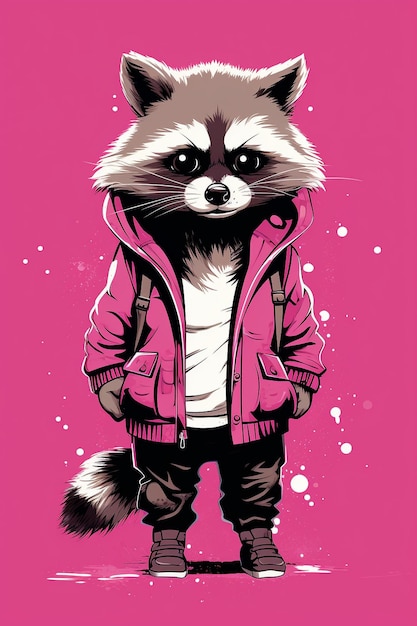 cool raccoon