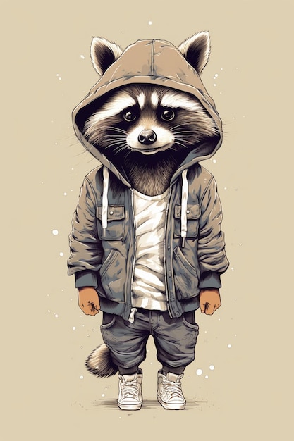 cool raccoon