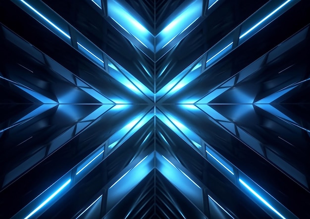 Photo cool wallpaper geometric pattern with light lines super sharp detail realistic shot best camera