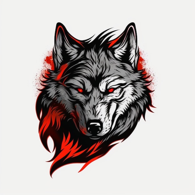 Premium Photo | Cool wolf logo vector illustration