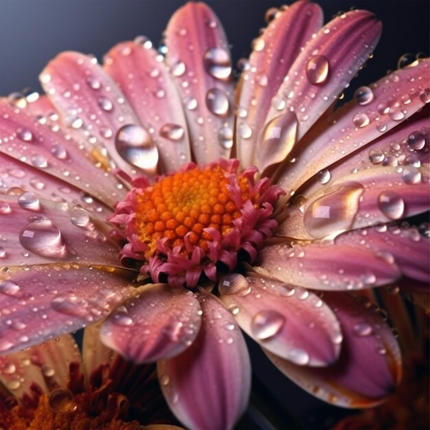 Foto coole behangmateriaal uit bloemenportretten