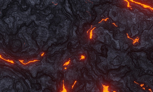 Foto sfondio di lava raffreddata tessura della roccia basaltica