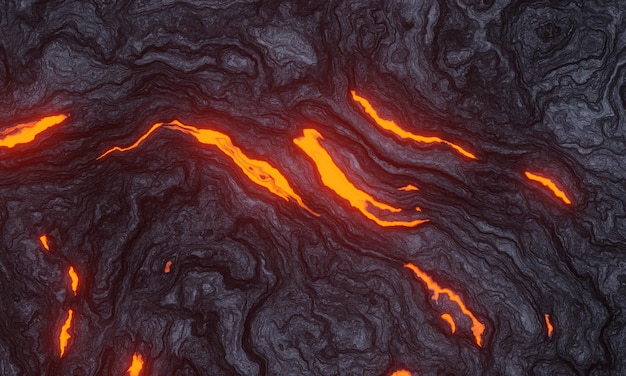 Foto sfondio di lava raffreddata tessura della roccia basaltica