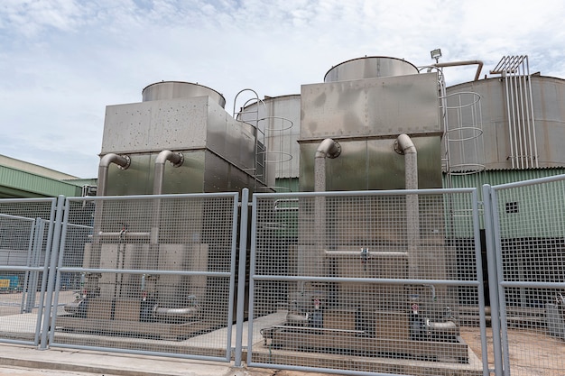 Cooling tower in industry plant