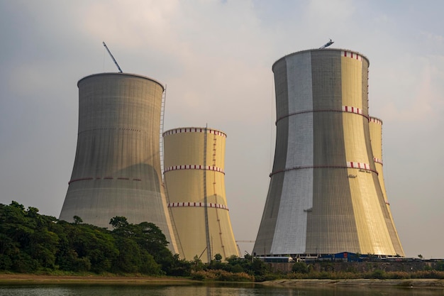 Cooling towers of nuclear power plant